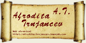 Afrodita Trnjančev vizit kartica